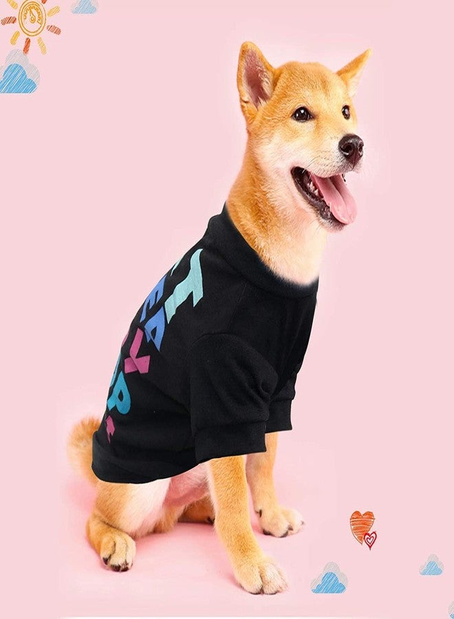 PETANGEL EAT Sleep Play Pattern Dog T-Shirt | Cute Pet Cotton Breathable Sweatshirt for Medium Large Dogs (Size: 3XL, Chest: 70cm, Back Length: 52cm) - Image 2